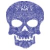 Navy Sugar Skull