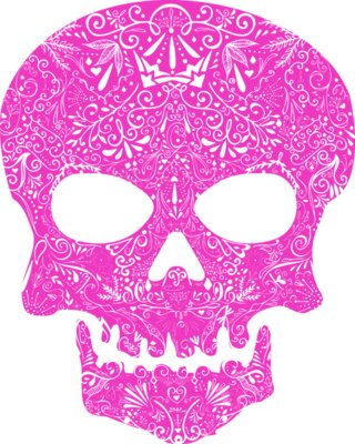 Pink Sugar Skull