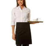 Short Waist Apron - 100% cotton canvas